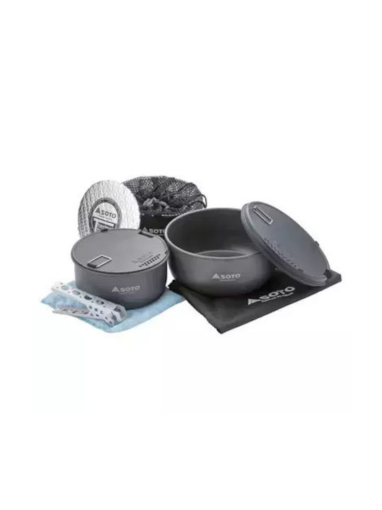 Soto Cookware Set From Aluminum With Non-stick Coating 3pcs