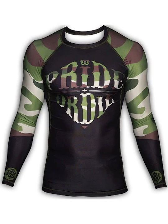 PrideOrDie Long Sleeve Shirt POD186 for Jiu-Jitsu Black