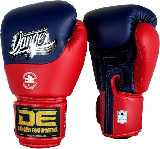 Danger Equipment Boxhandschuhe für Kampf Rot