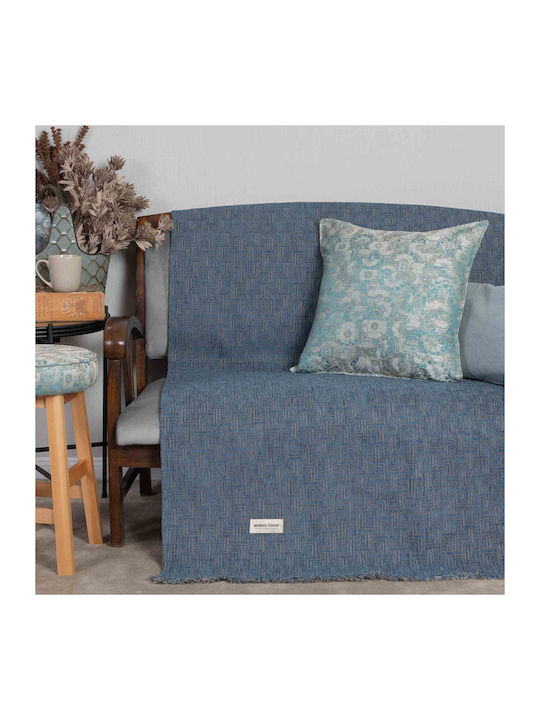 Aslanis Home Basic Collection Ριχτάρι Τετραθέσιου Καναπέ 180x350εκ. Blue