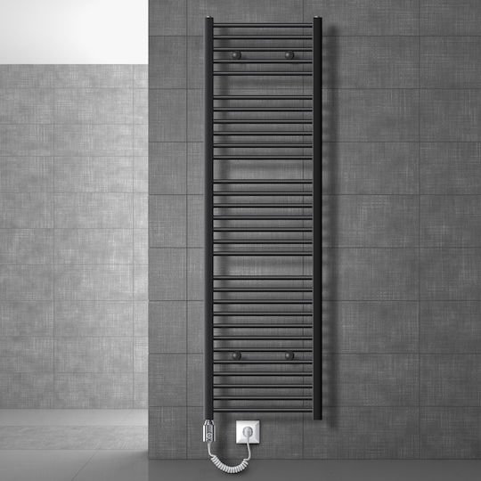 ECD Germany Șină electrică pentru prosoape 1200W 180x50cm Gri