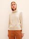 Tom Tailor Women's Blouse Long Sleeve Turtleneck Beige