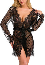 La Lolita Amsterdam Sexy Halat Negru