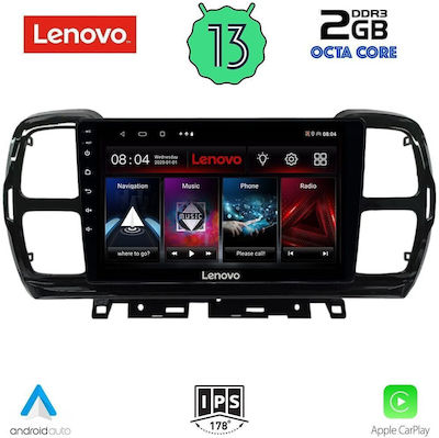 Lenovo Sistem Audio Auto pentru Citroen C5 Aircross 2017-2021 (Bluetooth/USB/WiFi/GPS) cu Ecran Tactil 9"