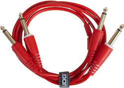 UDG U97002RD 2x 6.3mm male - 2x 6.3mm male 1.5m