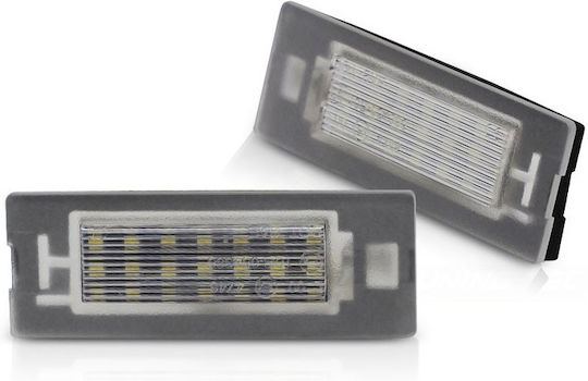 Vinstar Φώτα Πινακίδας Led 12V για Fiat Panda Chevrolet Volt 03-12 2τμχ