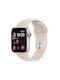 Apple Watch SE 2023 Aluminiu 40mm Rezistent la apă cu pulsometru (Starlight cu Starlight Sport Band (S/M))