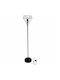 Stimeno Floor Lamp H142xW30cm. with Socket for Bulb E27 Black