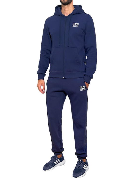 3Guys Pantaloni de trening cu Elastic Albastru ...