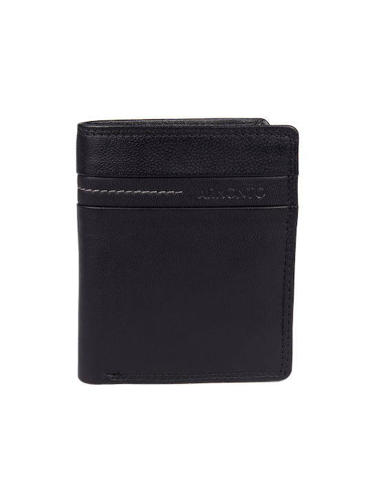 Armonto Men's Leather Wallet Black