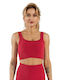 Roza Women's Athletic Sports Bra Red