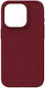 Njord Suede 360 Full Cover Πλαστικό 2mm Κόκκινο (iPhone 15 Pro)