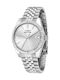 Sector 240 Herrenuhr Batterie mit Silber Metallarmband