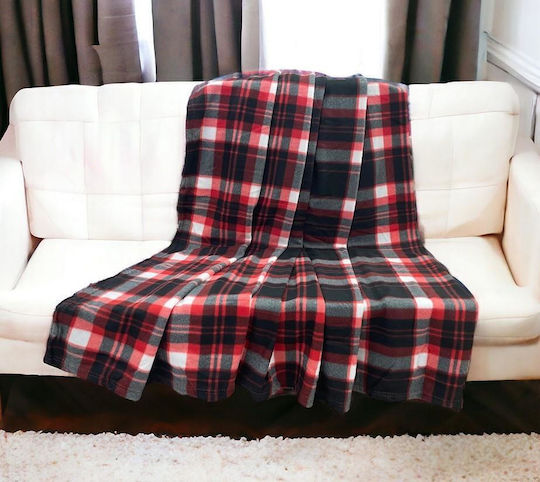 Linea Home Aurora Μονή 150x200εκ. Κόκκινη