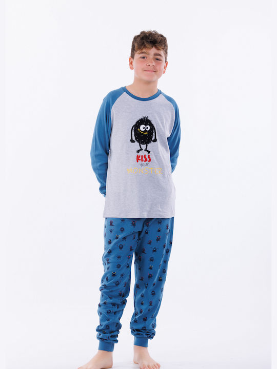 MEI Kids Pyjamas Cotton Blue