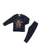 Minerva Kids' Pajamas Winter Cotton Blue Bear