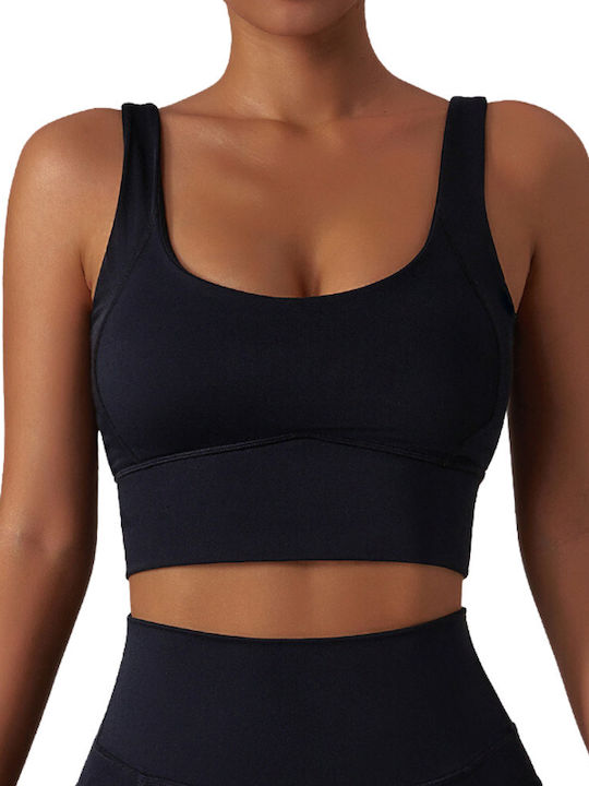 La Lolita Amsterdam Women's Sports Bra without Padding Black