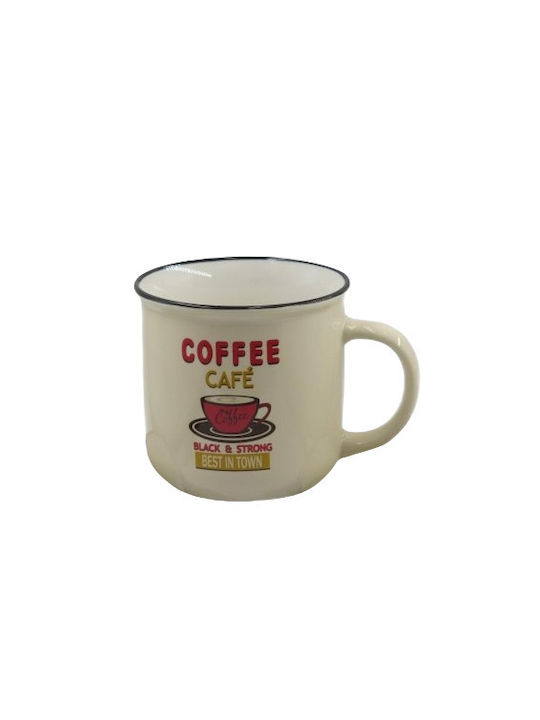 Marva Tasse Keramik Beige 425ml 1Stück