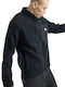 Men's Fleece Jacket Hooded Black