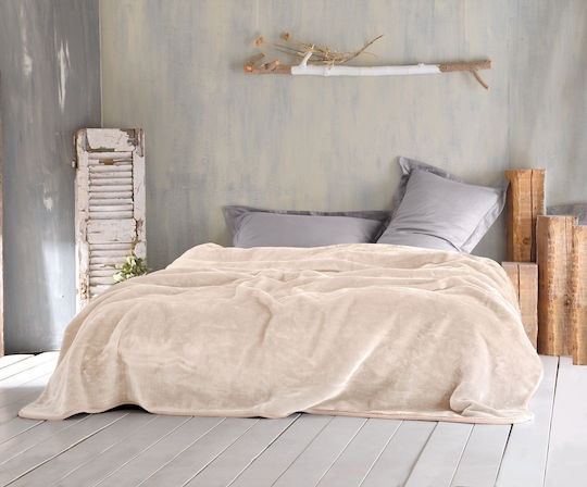 Rythmos Velour Super-Queen 220x240cm Crem