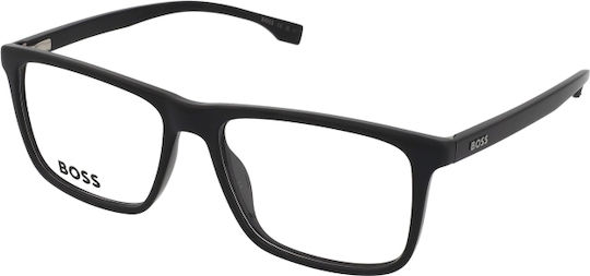 Boss Männlich Brillenrahmen Schwarz BOSS 1571 807