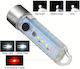 Rechargeable Keychain Flashlight LED Waterproof IPX4 with Maximum Brightness 400lm