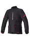 Alpinestars Monteira Ανδρικό Μπουφάν Μηχανής 4 Εποχών Αδιάβροχο Μαύρο
