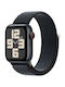 Apple Watch SE 2023 Cellular Aluminium 40mm Waterproof with eSIM and Heart Rate Monitor (Midnight with Midnight Sport Loop)
