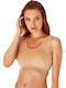 Women's Sports Bra without Padding Beige