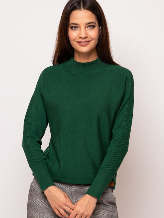 Heavy Tools Women's Long Sleeve Pullover Green