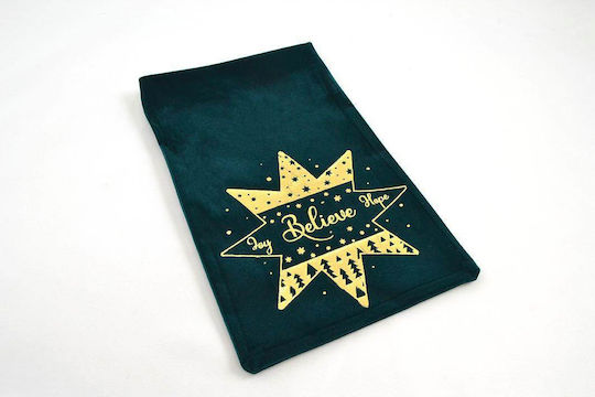 LiebeQueen Stoff Weihnachtlich Beutel für Geschenke Blau 20x30cm.