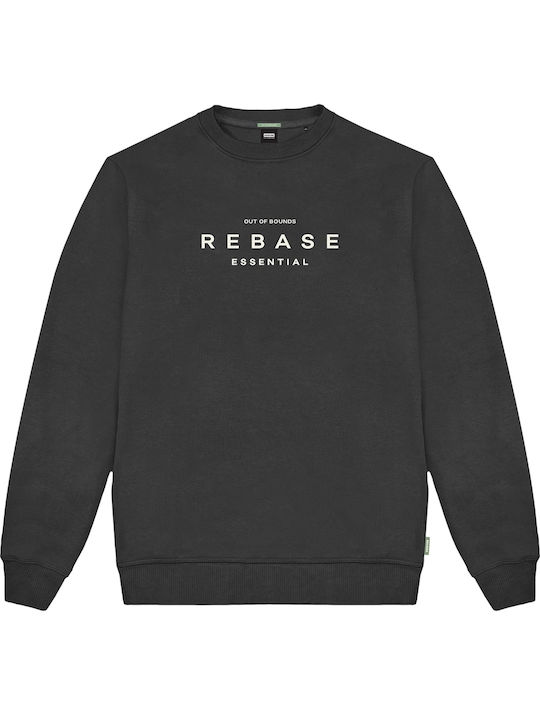 Rebase Herren Sweatshirt Schwarz