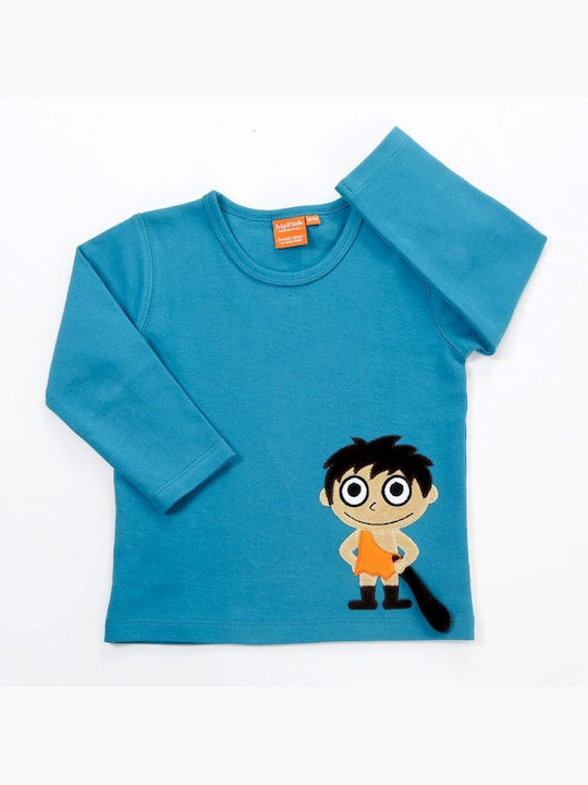 Lipfish Kids Blouse Long Sleeve Blue