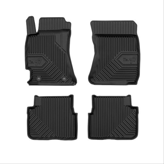 Frogum Set Covorașe Față și Spate Tip Tavă 4buc din Furtun pentru Subaru Padurar 2008-2011 Negre