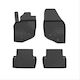 Frogum Set of Front and Rear Mats 4pcs Tray Type for Volvo V70 2000-2007 Black