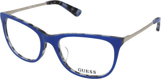 Guess Brillenrahmen Katzenauge Blau GU2532 092