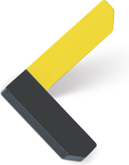 Viefe Wall Hanger Plastic Yellow 10.1x6.7x8.7cm