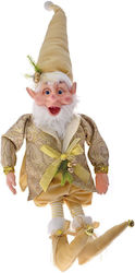 Iliadis Christmas Figure Elf Gold