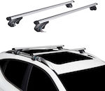 Auto Gs 120cm. for Cars with Factory Bars (with Roof Rack Legs and Lock) Silver