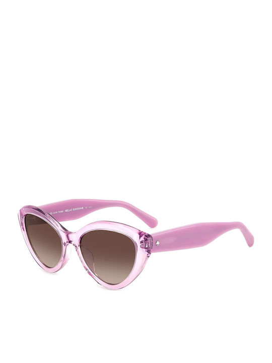 Kate Spade Damen Sonnenbrille mit Lila Kunststoff Gestell JUNIGSB3VF5HA