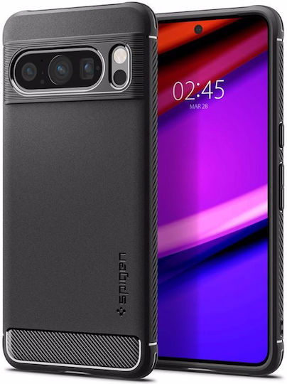 Spigen Back Cover Σιλικόνης 2mm Μαύρο (Google Pixel 8 Pro)
