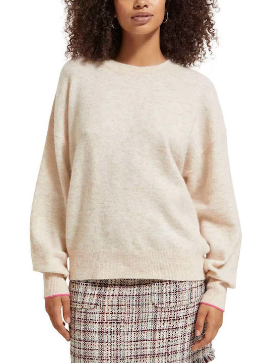 Scotch & Soda Women's Long Sleeve Sweater Beige