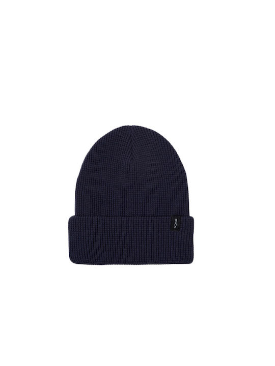 RVCA Beanie Unisex Σκούφος Πλεκτός σε Μπλε χρώμα