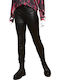 Damen Stoff Hose in Schlanker Passform Schwarz