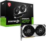 MSI GeForce RTX 4070 Ti 12GB GDDR6X Ventus 2X Carte Grafică