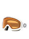 Oakley O-Frame 2.0 Pro S Snow Mască de Schi și Snowboard pentru Adulți Albă cu Lentilă Portocalie