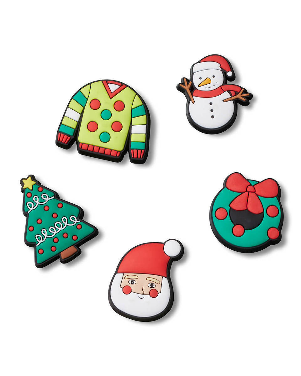 Crocs Set of 5 Pins Tis The Season 10012 235 Skroutz