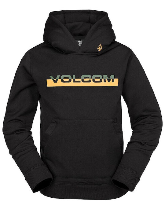 Volcom Fleece - Polar Hanorac pentru copii cu buzunare Black