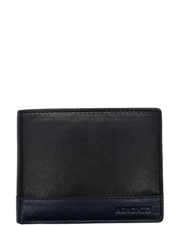 Leather Men's Wallet Classic with RFID Black