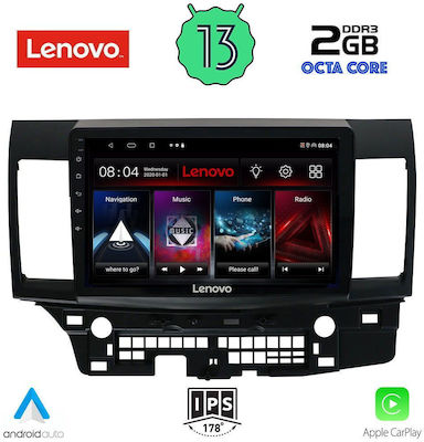 Lenovo Car-Audiosystem für Mitsubishi Lancer 2008> (Bluetooth/USB/WiFi/GPS/Apple-Carplay/Android-Auto) mit Touchscreen 10"